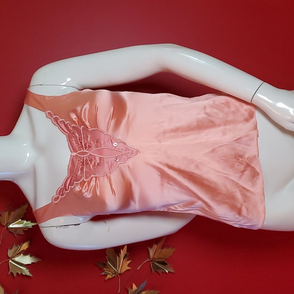 Size 0 - Eva Franco Silk Camisole Butterfly Peachy BNWT XS